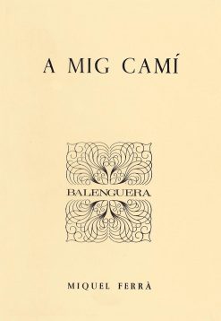 A mig camí - Miquel Ferrà - Balenguera - portada