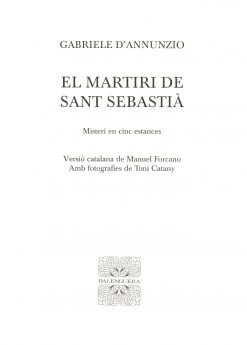 Balenguera 140 - El martiri de Sant Sebastià - Gabriele d'Annunzio - portada