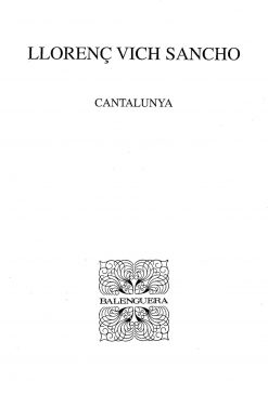 Cantalunya - Llorenç Vich Sancho - Balenguera - portada