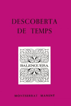 Descoberta de temps - Montserrat Manent Rodon - Balenguera - portada