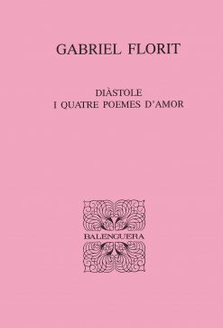 Diàstole i quatre poemes d'amor - Gabriel Florit Ferrer - Balenguera - portada