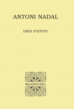 Dies d'estiu - Antoni Nadal Soler - Balenguera - portada
