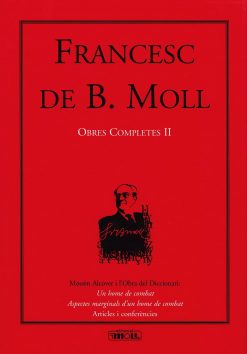 Francesc de B. Moll - Obres Completes 2 - portada