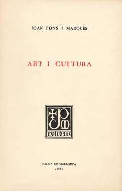 Joan Pons i Marquès - Art i cultura - portada