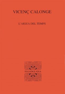 L'aigua del temps - Vicenç Calonge - Balenguera - portada