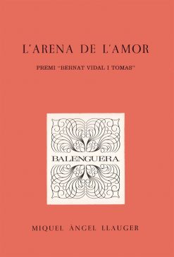 L'arena de l'amor - Miquel Àngel Llauger - Balenguera - portada