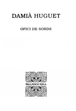 Ofici de sords - Damià Huguet - Balenguera - portada