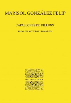 Papallones de dilluns - Marisol González Felip - Balenguera - portada