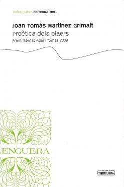 Proètica dels plaers - Joan Tomàs Martínez Grimalt - Balenguera - portada