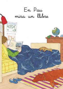 En Pau mira un llibre - Elisabet Abeyà Lafontana - Llibres per a llegir tot sols 11 - Ansa per ansa - portada