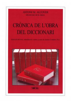 Crònica de l'obra del Diccionari - Antoni M. Alcover - portada